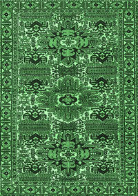 Persian Emerald Green Traditional Rug, tr2322emgrn