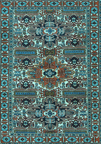 Persian Light Blue Traditional Rug, tr2322lblu