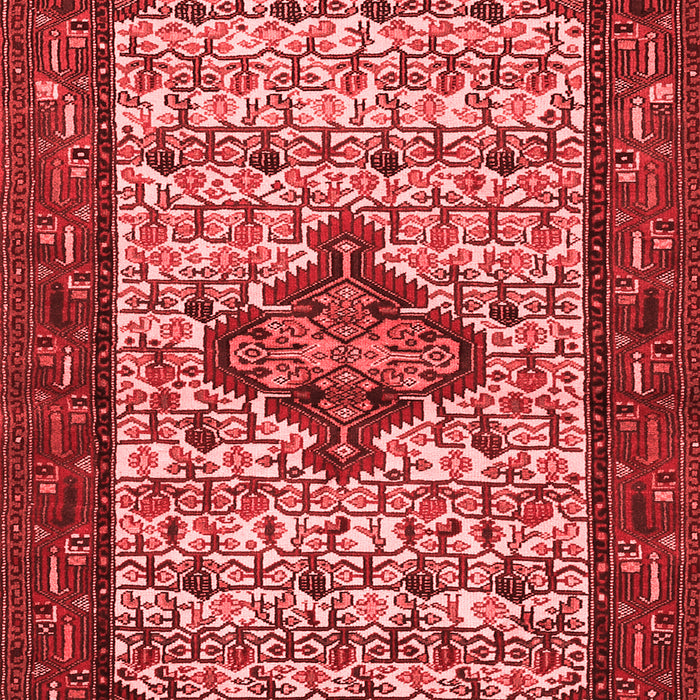 Machine Washable Persian Red Traditional Rug, wshtr2323red