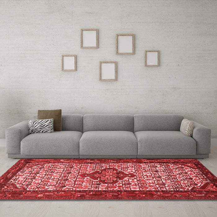 Traditional Red Washable Rugs