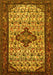 Machine Washable Persian Yellow Traditional Rug, wshtr2323yw