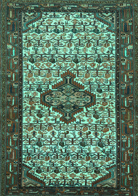 Persian Turquoise Traditional Rug, tr2323turq