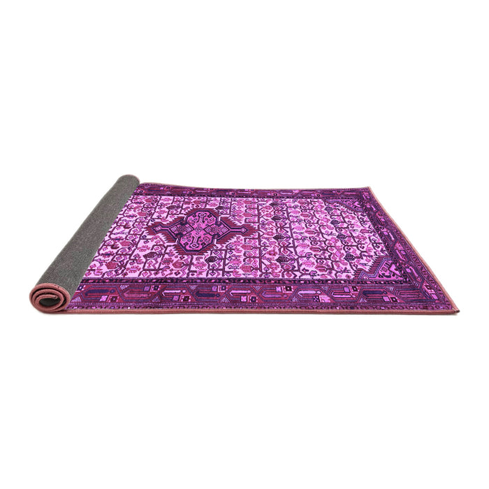 Sideview of Persian Purple Traditional Rug, tr2323pur