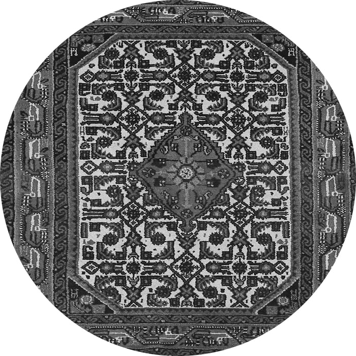 Square Persian Gray Traditional Rug, tr2324gry