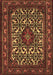 Machine Washable Persian Brown Traditional Rug, wshtr2324brn