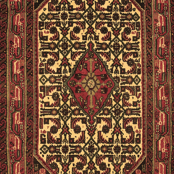 Machine Washable Persian Brown Traditional Rug, wshtr2324brn