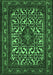 Persian Emerald Green Traditional Rug, tr2324emgrn