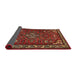 Sideview of Traditional Brown Persian Rug, tr2325