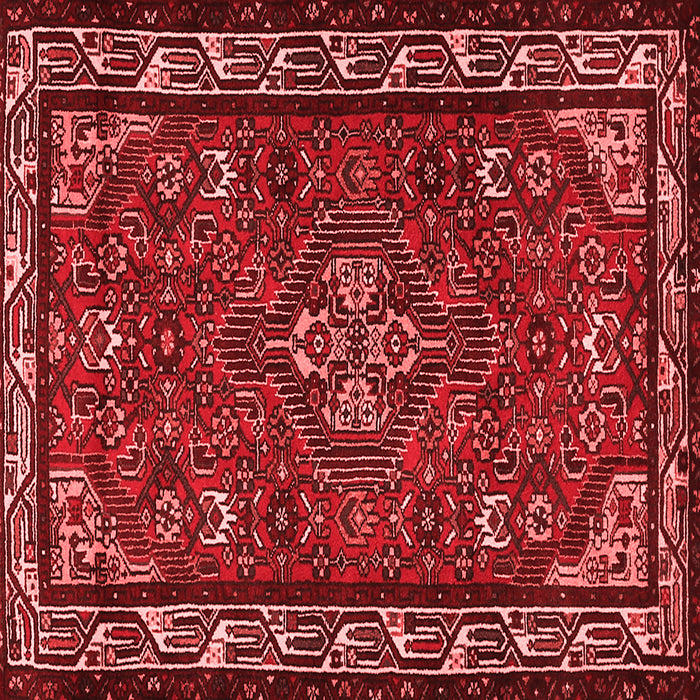 Machine Washable Persian Red Traditional Rug, wshtr2325red