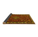 Sideview of Persian Yellow Traditional Rug, tr2325yw