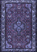 Machine Washable Persian Blue Traditional Rug, wshtr2325blu