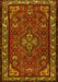 Machine Washable Persian Yellow Traditional Rug, wshtr2325yw