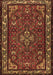 Machine Washable Persian Brown Traditional Rug, wshtr2325brn