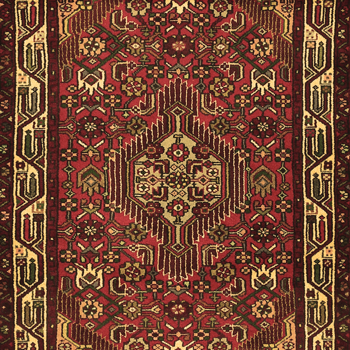 Machine Washable Persian Brown Traditional Rug, wshtr2325brn