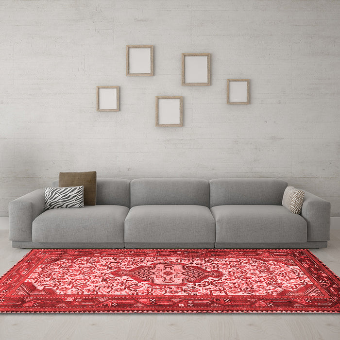 Traditional Red Washable Rugs
