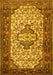 Machine Washable Persian Yellow Traditional Rug, wshtr2326yw