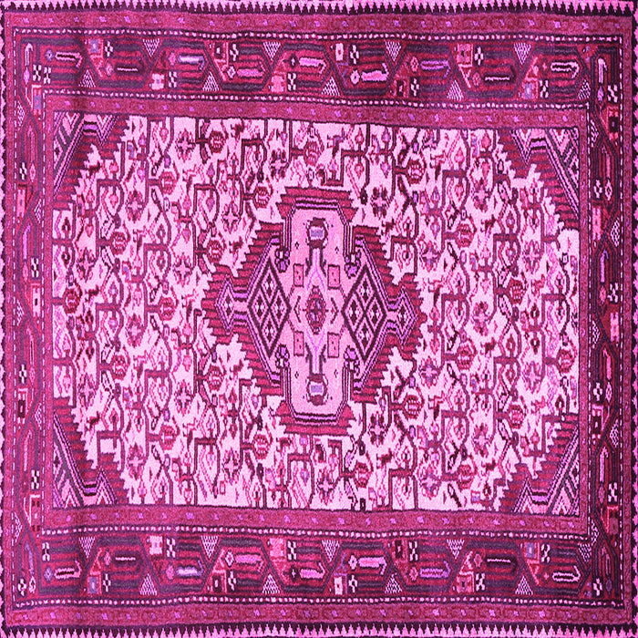 Square Persian Pink Traditional Rug, tr2326pnk