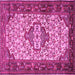 Square Persian Pink Traditional Rug, tr2326pnk