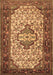 Machine Washable Persian Brown Traditional Rug, wshtr2326brn