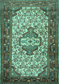Persian Turquoise Traditional Rug, tr2326turq
