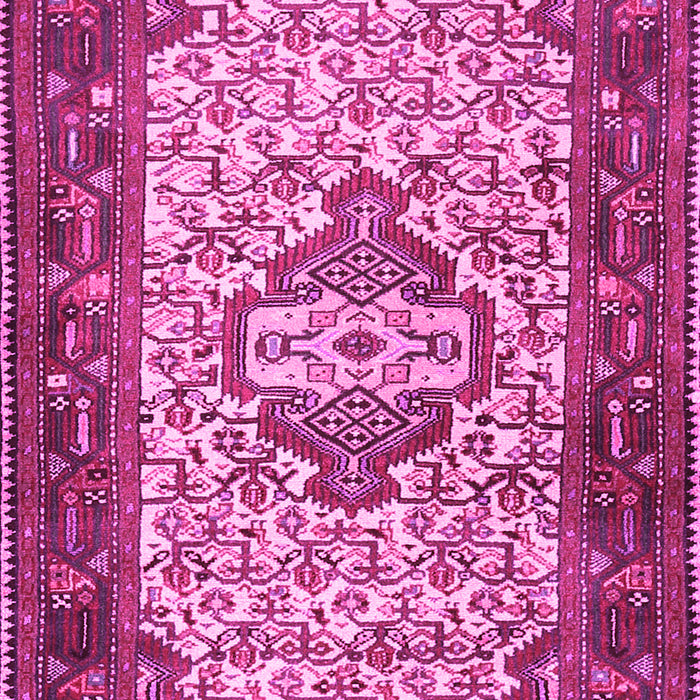 Machine Washable Persian Pink Traditional Rug, wshtr2326pnk