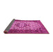 Sideview of Persian Pink Traditional Rug, tr2326pnk