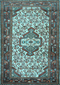 Persian Light Blue Traditional Rug, tr2326lblu