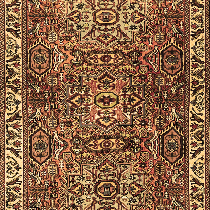 Machine Washable Persian Brown Traditional Rug, wshtr2327brn