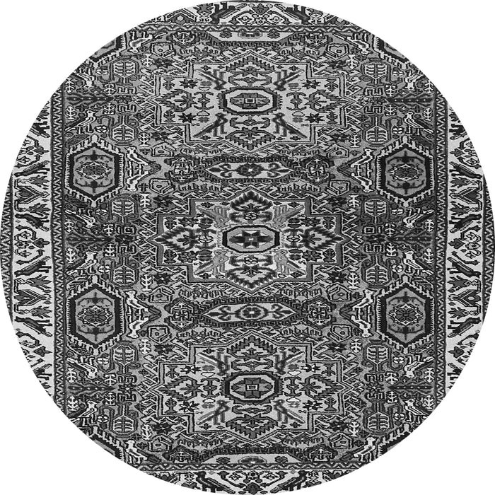 Square Persian Gray Traditional Rug, tr2327gry