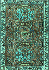 Persian Turquoise Traditional Rug, tr2327turq