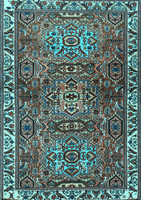 Persian Light Blue Traditional Rug, tr2327lblu