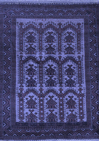 Southwestern Blue Country Rug, tr2328blu