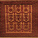 Serging Thickness of Southwestern Orange Country Rug, tr2328org