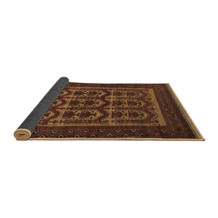 Sideview of Southwestern Brown Country Rug, tr2328brn