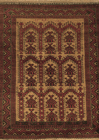 Southwestern Brown Country Rug, tr2328brn