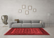 Country Red Washable Rugs