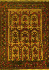 Southwestern Yellow Country Rug, tr2328yw