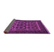 Sideview of Southwestern Purple Country Rug, tr2328pur