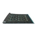Sideview of Southwestern Light Blue Country Rug, tr2328lblu