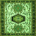 Serging Thickness of Persian Green Traditional Rug, tr2329grn