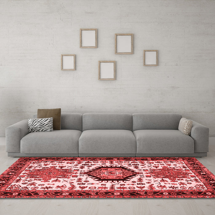 Traditional Red Washable Rugs