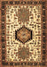 Machine Washable Persian Brown Traditional Rug, wshtr2329brn