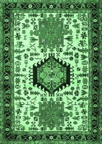 Persian Emerald Green Traditional Rug, tr2329emgrn