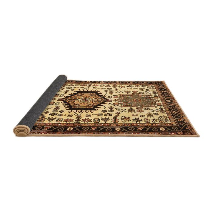 Sideview of Persian Brown Traditional Rug, tr2329brn
