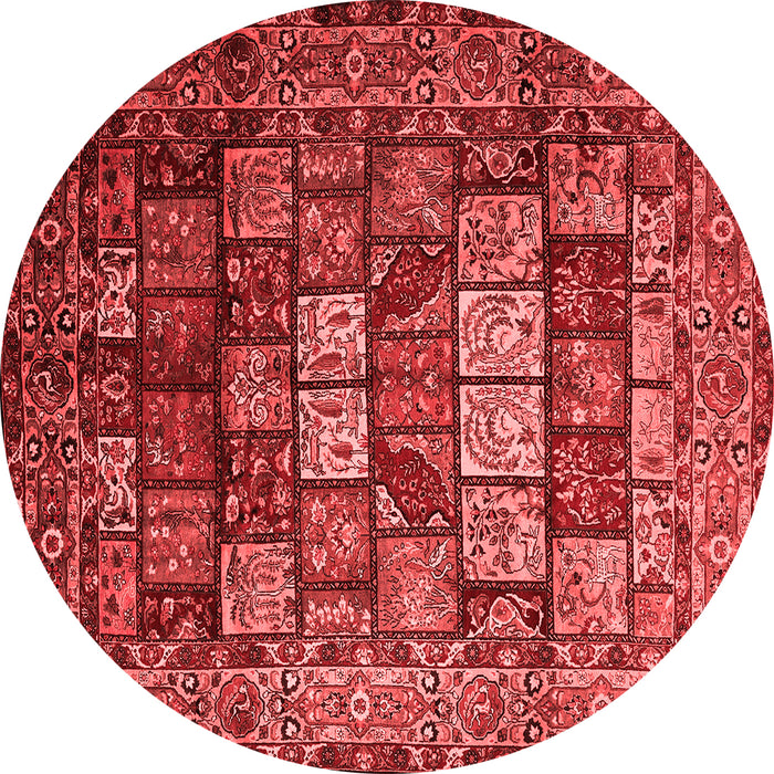 Machine Washable Persian Red Traditional Rug, wshtr232red
