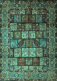 Persian Turquoise Traditional Rug, tr232turq