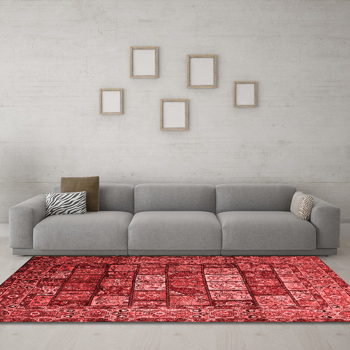 Traditional Red Washable Rugs