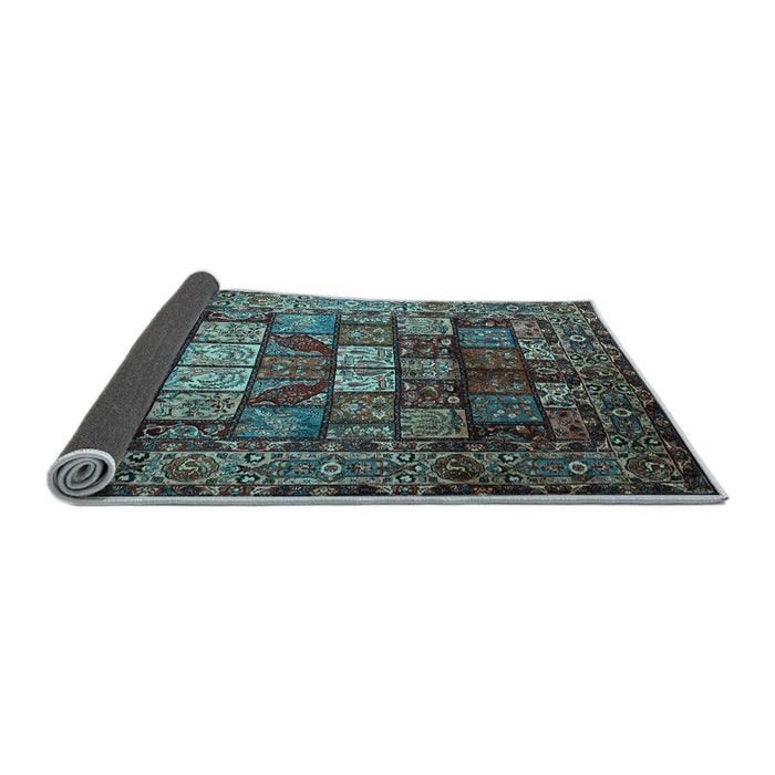 Sideview of Persian Light Blue Traditional Rug, tr232lblu