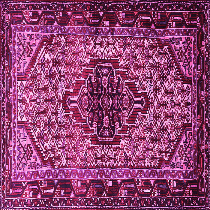 Square Persian Pink Traditional Rug, tr2330pnk