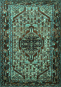 Persian Turquoise Traditional Rug, tr2330turq